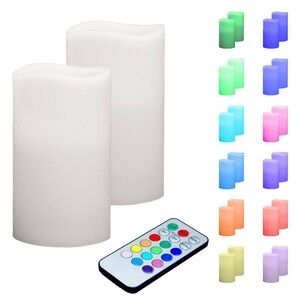 Color-Changing LED Candles with Remote